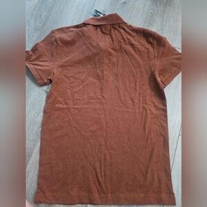 Express Men's Burnt Orange Polo Shirt